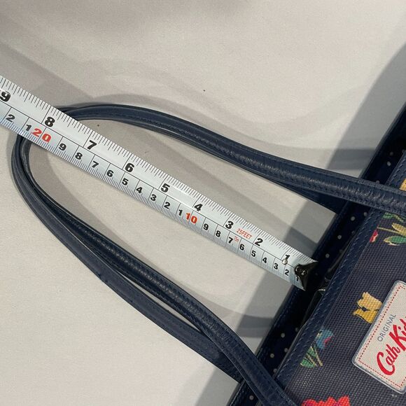 ~ Rare Cath Kidston XL Overnight Floral Coated Bag 2 Handle Snap Lined Pockets - Picture 6 of 16